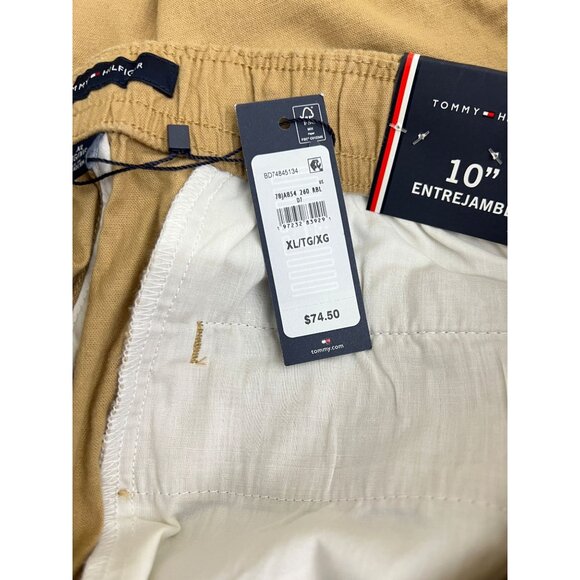 Tommy Hilfiger Men's Linen Blend Shorts size XL Drawstring Waist - Picture 10 of 10
